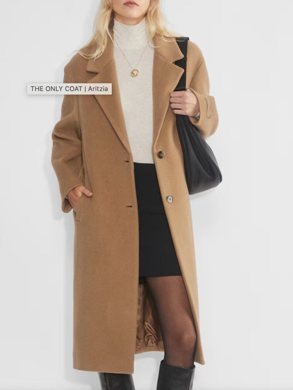 Wilfred The Only Coat, Size 1 (XS), Relaxed, Camel